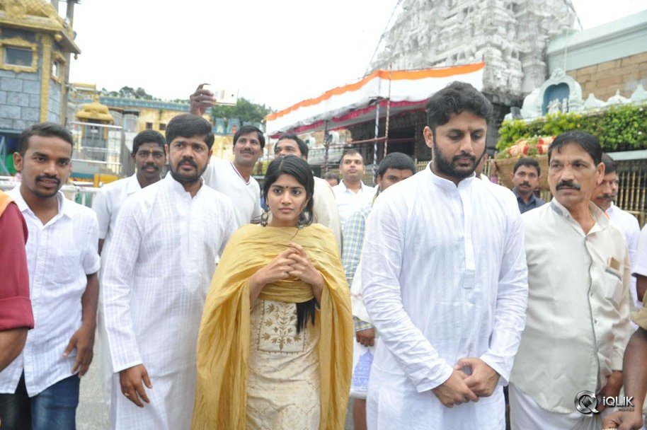 Lie-Movie-Team-At-Tirumala